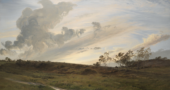 A Wild Evening After Rain, Yorkshire, 1869 (oil on canvas)