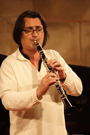 Florent Héau, French clarinnet player, (B. 1968). Auvers sur Oise festival, June 2008
