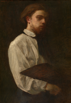 Self Portrait, 1858 (oil on canvas)