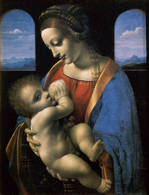 Madonna Litta c. 1490-1491 ( Oil on canvas)