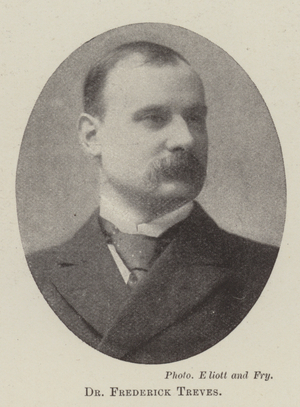 Dr Frederick Treves (b/w photo)