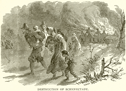 Destruction of Schenectady (engraving)