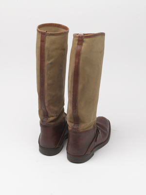 Officers field boots, 1917 circa (leather)