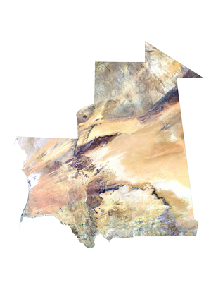 Mauritania, Satellite Image