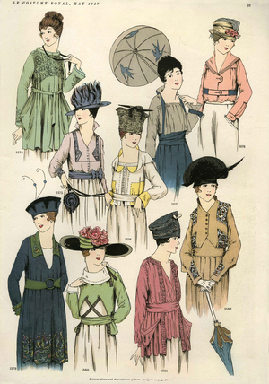Le Costume Royal, Magazine Plate, USA, 1910s