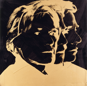 Self-portrait, 1978 (synthetic polymer silkscreened on canvas)