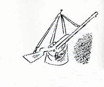 Hunter's Rifle and Bag, 1967 (litho)