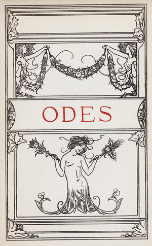 Illustration for Poems by John Keats: Odes (litho)