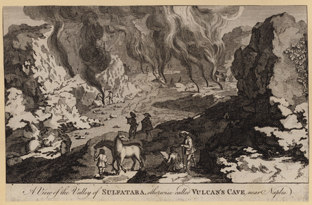 A View of the Valley of Sulfatara, otherwise called Vulcan's Cave near Naples (engraving)