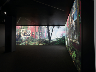 'Petrichor' exhibition by Mat Collishaw at Kew Gardens, London, 2023 (photo)