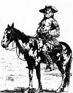 Jim Bridger, American explorer of the West., 1956 (print)
