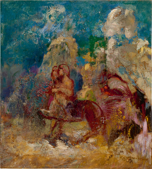 Centaurs, 1910(oil on panel)