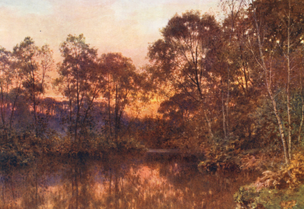 The Last Glow (colour litho)