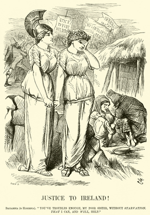 Justice to Ireland! (engraving)