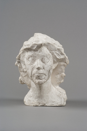 Head of Isabel, c.1938-9 (plaster enhanced with pencil)