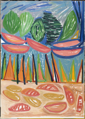 We are only undefeated (i), 2007 (oil on canvas)