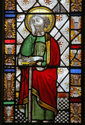 Window n4 depicting St Paul (stained glass)