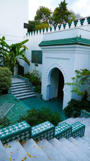 The Grande Mosquee de Paris is one of the largest mosques in France