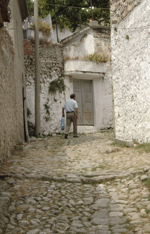 Albania. Kruje. Alley.