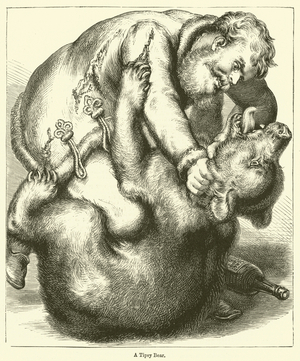 A Tipsy Bear (engraving)