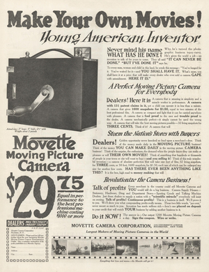 Movette Magazine, advert, USA, 1910s