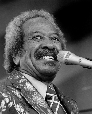 Allen Toussaint, New Orleans, 2011 (b/w photo)
