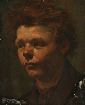 Portrait Study, 1856 (oil on panel)