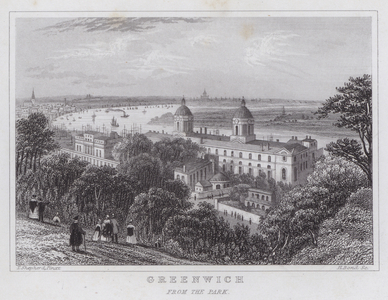 Greenwich, from the Park (engraving)