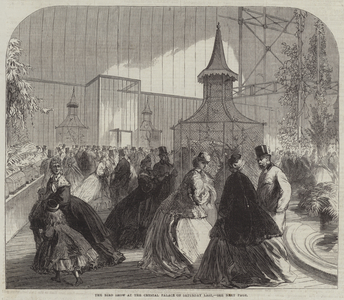 The Bird Show at the Crystal Palace on Saturday Last (engraving)