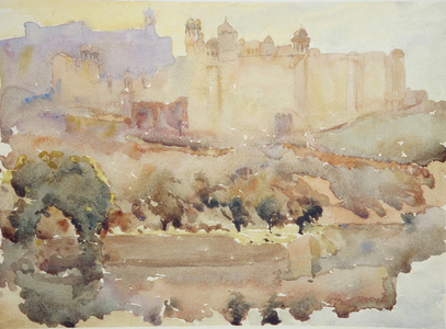 656 Amber fort, evening light