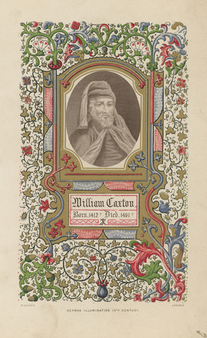 Portrait of William Caxton (engraving)
