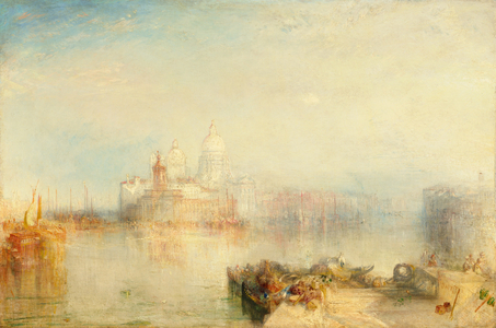 The Dogana and Santa Maria della Salute, Venice, 1843 (oil on canvas)