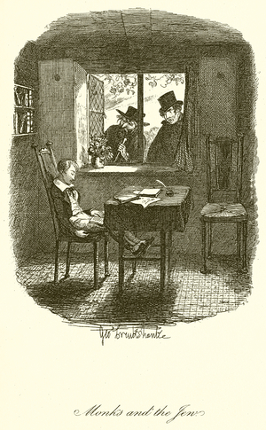 Monks and the Jew (engraving)