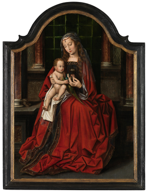Madonna (oil on panel)