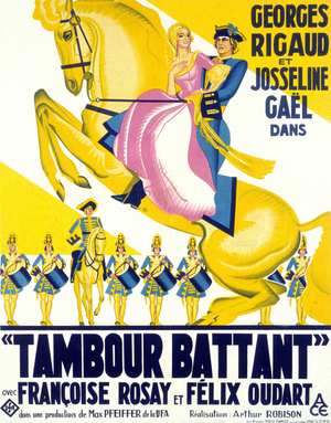 Tambour battant (Drum Beating), 1933 (poster)