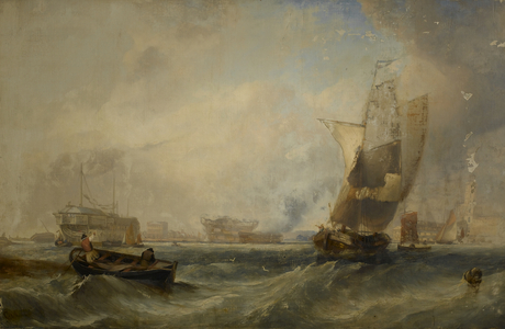 A Sea Piece, 1831 (oil on canvas)