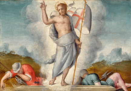 The Resurrection (oil on panel)