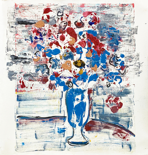 Fleur De Sels No. 34 Serious Walks, 2021 (oil on paper)