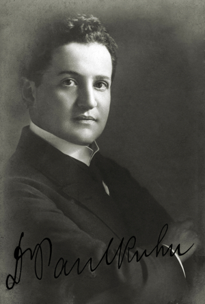 Paul Kuhn - portrait of the German tenor, 12 September 1874 - 20 June 1966