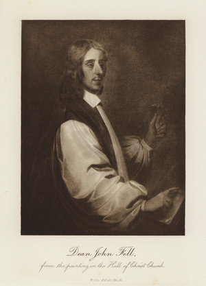 Dean John Fell (litho)