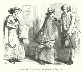 Illustration for The Good-Natured Man (engraving)