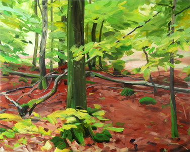 Forêt 5 ,2015 (acrylic on canvas)