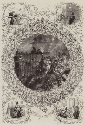 Christmas of the Present, 1851 (engraving)