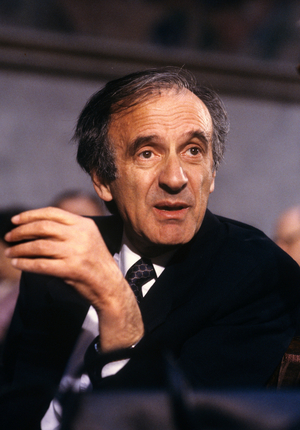 Oslo 19861210. Winel of Nobel Peace Prize Elie Wiesel in the Aula in Oslo …, 1986 (photo)