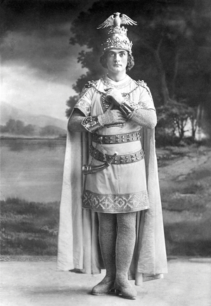 Rudolf Laubenthal, German tenor as Lohengrin