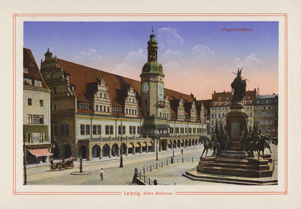 Leipzig: Altes Rathaus (coloured photo)