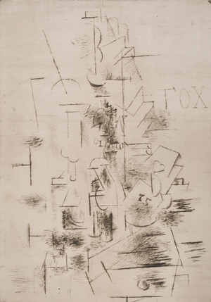 Fox, 1911 (etching & drypoint)