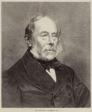 The Late Earl of Clarendon, KG (engraving)