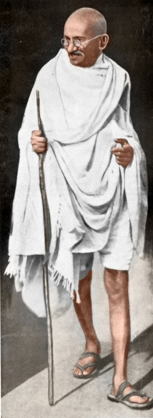 mahatma gandhi, 1945 (photo)
