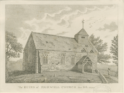 Farewell Church: engraving, 1744 (print)